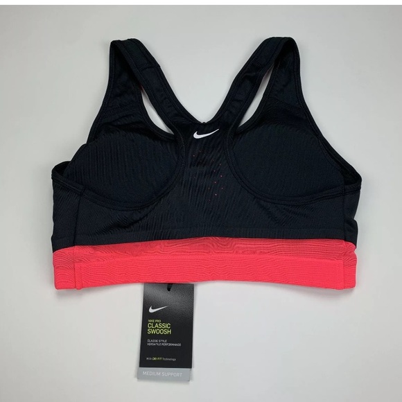 NWT Nike Pro Classic Swoosh Sports Bra - Picture 6 of 6
